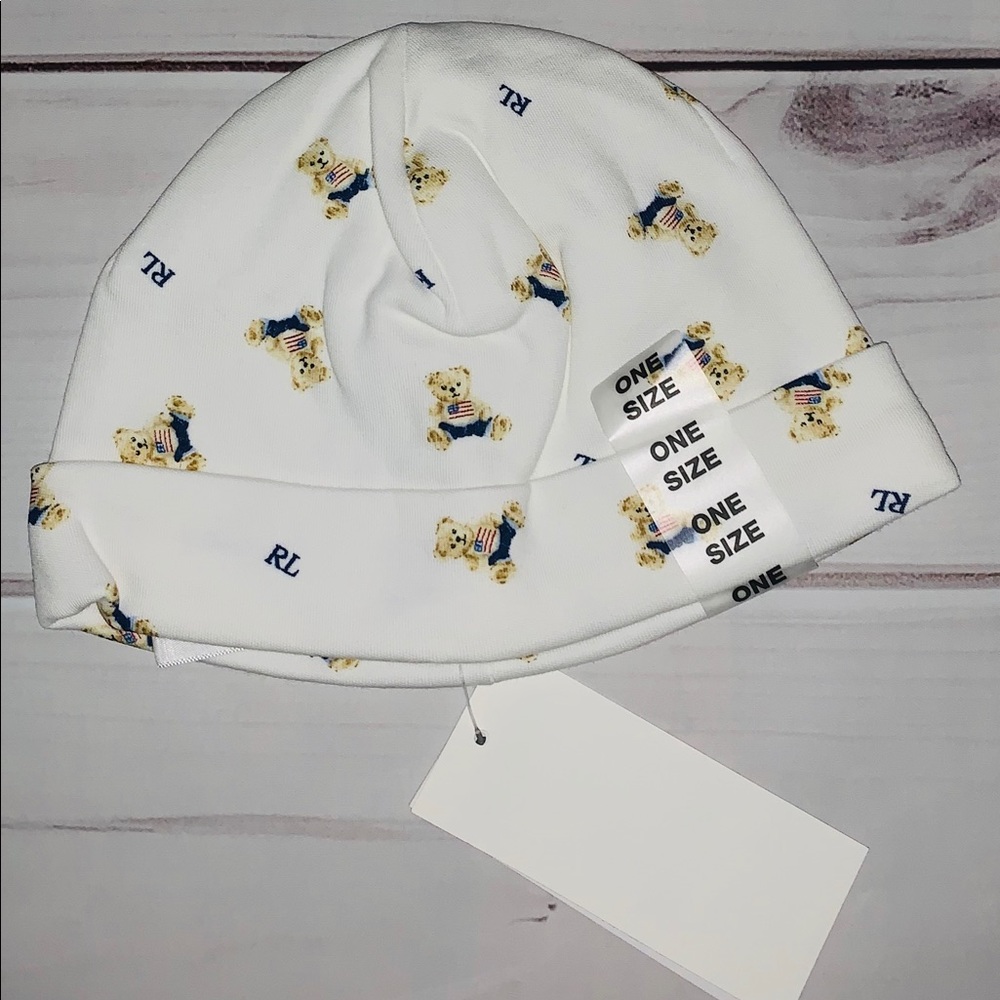One size baby boy crib hat